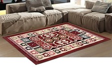 Tappeto jacquard geometrico