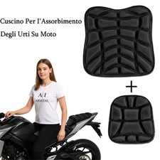 Cuscino Sella Moto Universale Traspirante Ergonomico Comodo Anti Scivolo Lavabil
