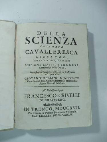Della scienza chiamata