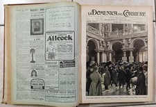 DOMENICA DEL CORRIERE 1909 ANNATA COMPLETA