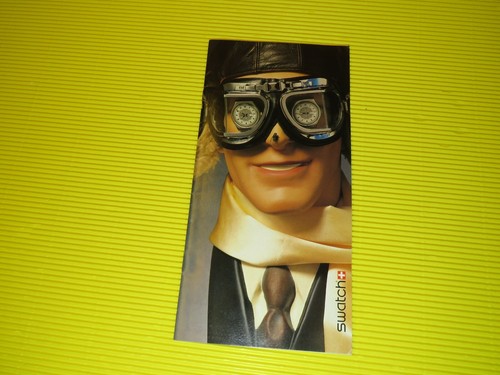 Swatch originale werbeprospekt - originale,