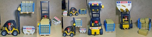 Playmobil muletto elevatore - muletto,