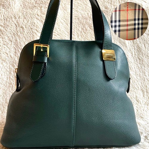 Zaino burberry pelle verde - zaino,