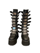 Stivali donna Demonia neri e