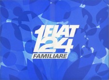 BROCHURE DEPLIANT ORIGINALE FIAT 124 FAMILIARE (F8)