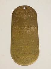 Portachiavi in ottone Raffles