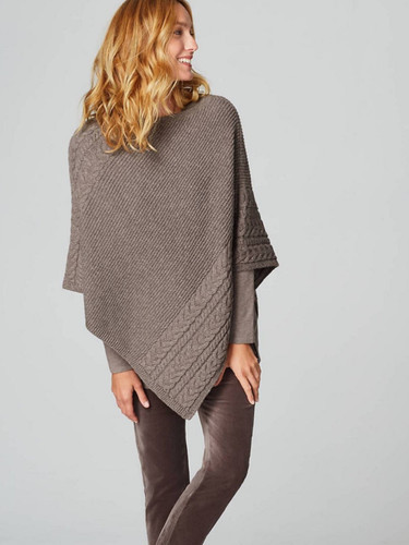 Jill poncho a maglia - poncho,