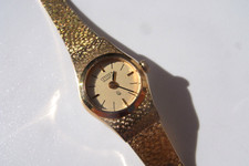 Orologio da donna " Citizen " Watch Co. Quartz placcato oro con bellissimo cinturino