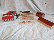 FALLER  STAZIONE RIMESSA LOCOMOTIVE MAGAZZINO GRU PENSILINE scala 1:160 N