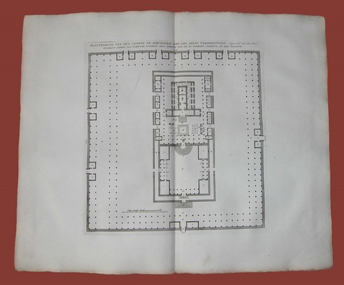 Pianta del tempio - pianta,