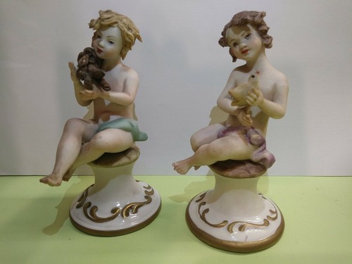 Capodimonte porcellana putti - capodimonte,