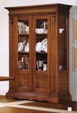 VETRINA CRISTALLIERA  INTARSIATA ARGENTIERA  CLASSICA  SOGGIORNO SUPER OFFERTA 