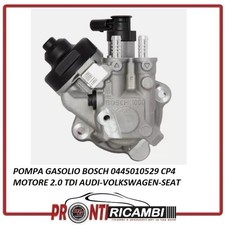 0445010529 POMPA GASOLIO BOSCH MOTORE 2.0 TDI AUDI VOLKSWAGEN SEAT