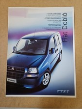 Fiat Doblo Depliant Colori Carrozzeria E Rivestimento Interni 02/2005