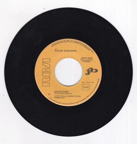 Disco giri era acquario - 45,