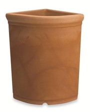 Vaso resina angolare liscio - vaso,