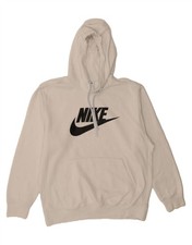 NIKE Maglione Uomo Grafico con Cappuccio Grande Bianco Cotone BW18