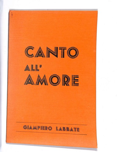 Ebond canto all amore libro - all'amore,