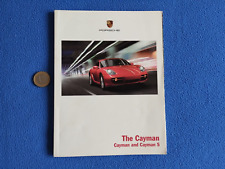 Porsche - The Cayman - Cayman and Cayman S - Libro / Book Brochure eng