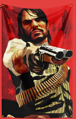 Bandiera red dead redemption - red,