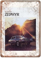 Insegna in metallo Ford Mercury Zephyr 1978 pubblicità auto d'epoca look retrò AM3885