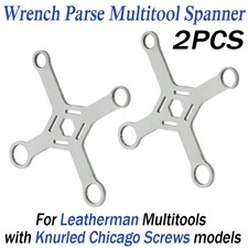 2PCS Chiave a bussola doppia punta per Leatherman smontaggio strumento manutenzione