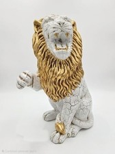Statua leone porcellana con - in,