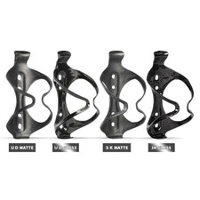 2 PEZZI Gabbie Borraccia Bicicletta Full Fibra di Carbonio Portabottiglie Bici Bevande Gabbia