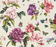 TENDA SANDERSON TESSUTO DESIGN ESTATE PEONIA 3,6 METRI MISTO COTONE FUCSIA/ROSA