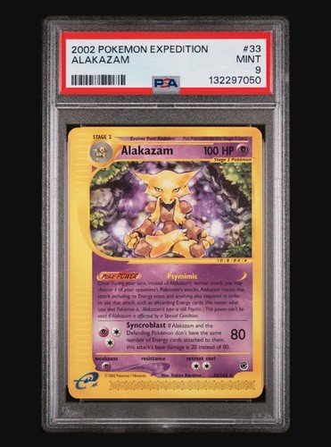 Psa alakazam 33 2002 - 9,