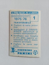 CALCIATORI PANINI 1975/76 n 1
