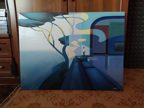 Quadro dipinto mano - quadro,
