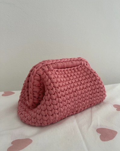Borsa uncinetto fatta - a, mano