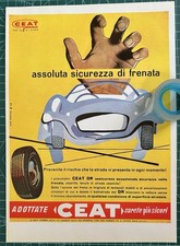 Rara Pubblicità Pneumatici CEAT DR del 1956