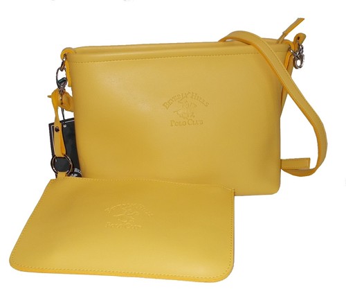 Borsa donna polo club - donna, giallo