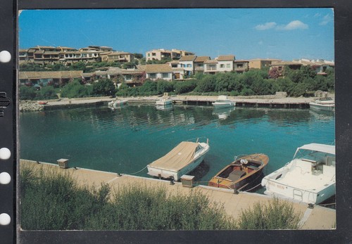 Cartolina porto rotondo barche - cartolina,
