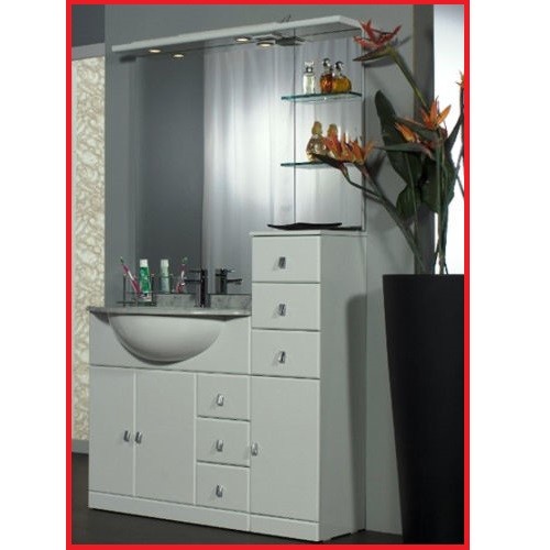 Mobile bagno arredo bianco - mobile,