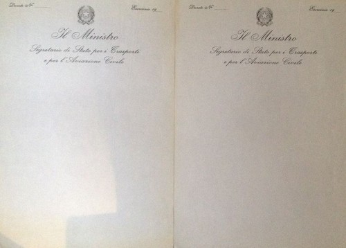 Carta lettera ministro - §, da