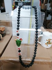 Collana pietra lavica perle - collana,
