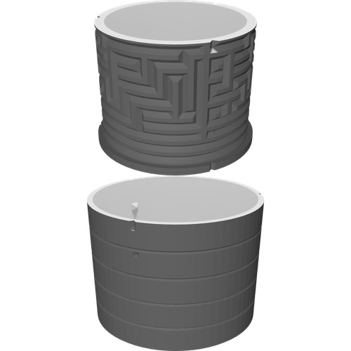 Scatola puzzle labirinto - scatola, 3d