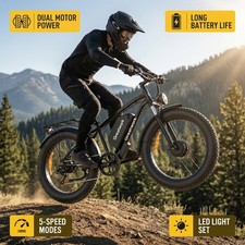 5000W Dual Motor E-bike
