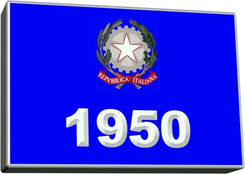 1950 filigrana lettera usati - 1950, a