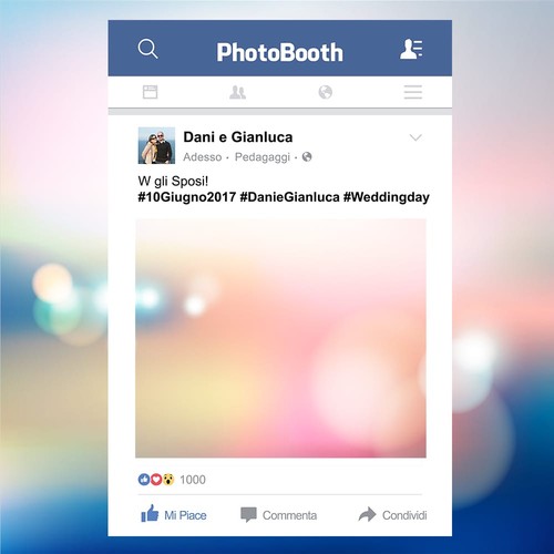 Cornice photobooth facebook - photobooth,