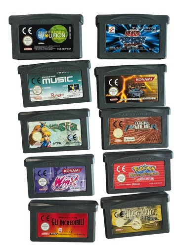 Gba lotto 10 cartucce - gba,