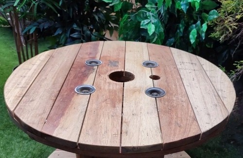 Tavolo industriale legno - in,