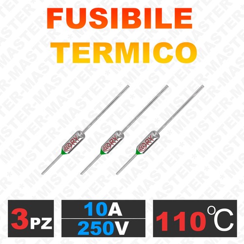 Fusibile termico assiale - fusibile, 110