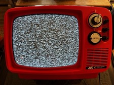 TV rosso JVC 19" B&W modello