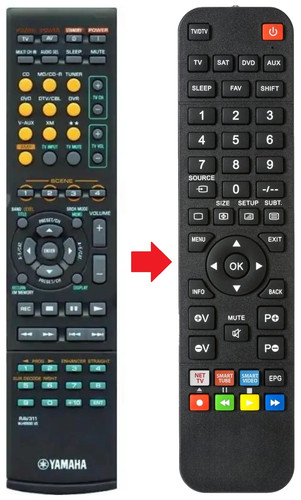 Telecomando adatto per yamaha - adatto,