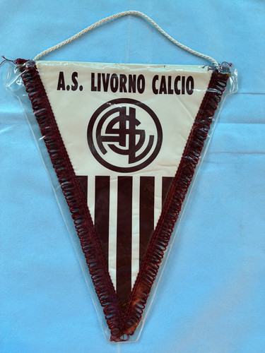 Livorno calcio gagliardetto - as, calcio-gagliardetto