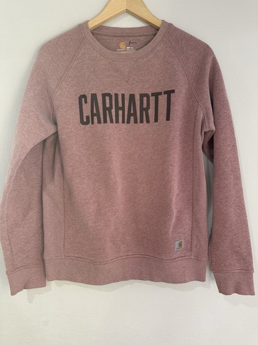 Felpa girocollo carhartt rosa - girocollo,